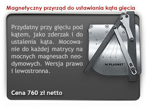 Magnetyczny przyrząd do ustawiania kąta gięcia